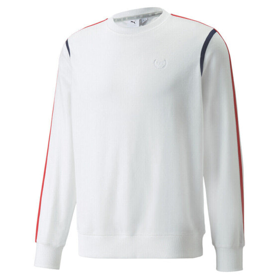 Puma Tmc X Ll Crew Neck Sweatshirt Mens White 53121601