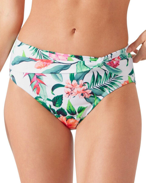 Tommy Bahama 299642 Women's Twist-High-Waist Bikini Bottoms Swimwear Size M