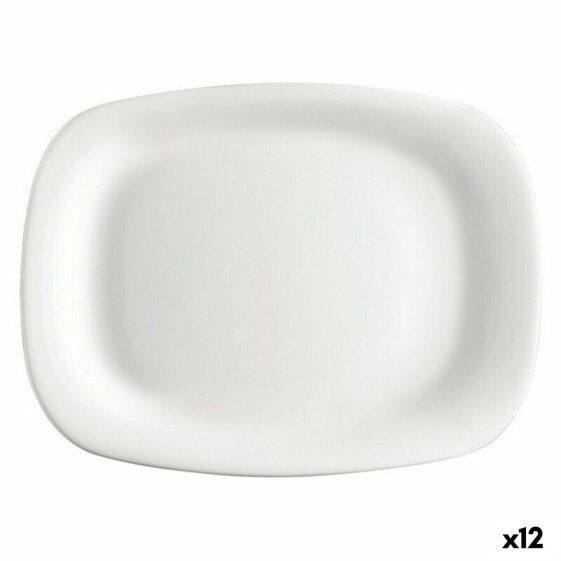 Плоская тарелка Bormioli Parma Прямоугольный (12 штук) (24 x 34 cm)