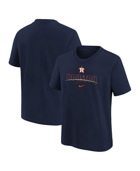 Big Boys Navy Houston Astros Local T-shirt