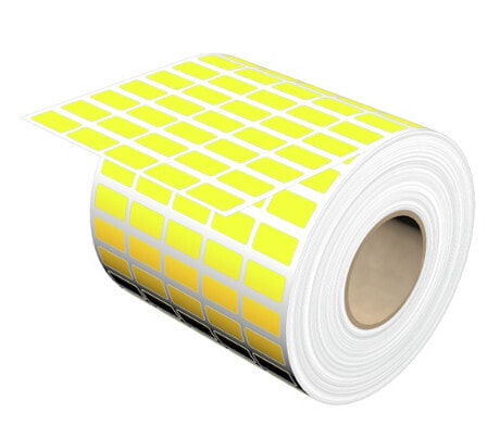 Weidmüller THM GEW 17/9 GE - Yellow - Self-adhesive printer label - Cotton,Fabric - Thermal Transfer - -29 - 80 °C - 1.7 cm