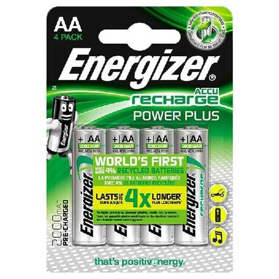 ENERGIZER HR6 2000MaH AA Rechargeable Batteries 4 Units