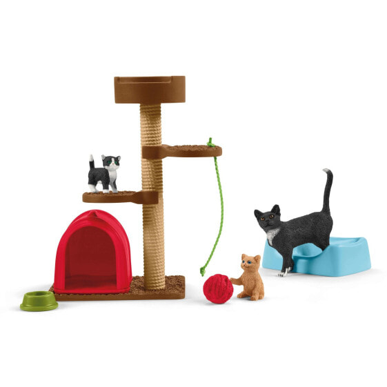 Игровой набор Schleich Playtime for cute cats Farm World (Ферма)
