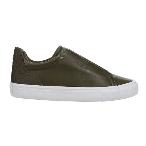 London Fog Francis Low Slip On Mens Green Sneakers Casual Shoes CL30373M-G