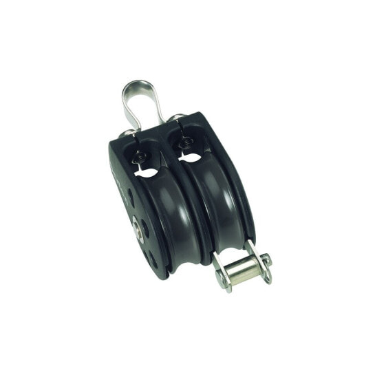 BARTON MARINE 350kg 8 mm Double Fixed Pulley With Rope Support