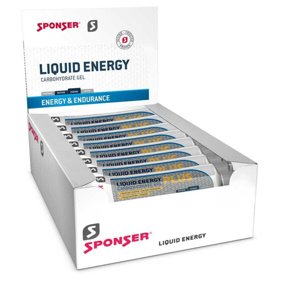 SPONSER SPORT FOOD Plus 70g Liquid Energy Gel Box 18 Units