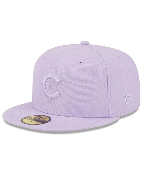 Men's Lavender Chicago Cubs 2023 Spring Color Basic 59FIFTY Fitted Hat