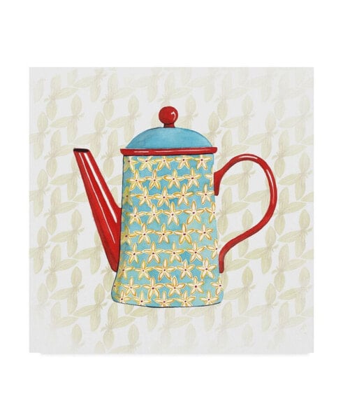 Grace Popp Sweet Teapot VI Canvas Art - 15" x 20"