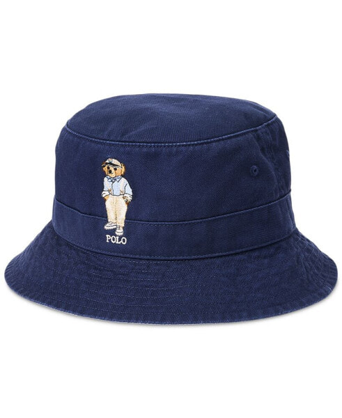 Men's Polo Bear Twill Bucket Hat