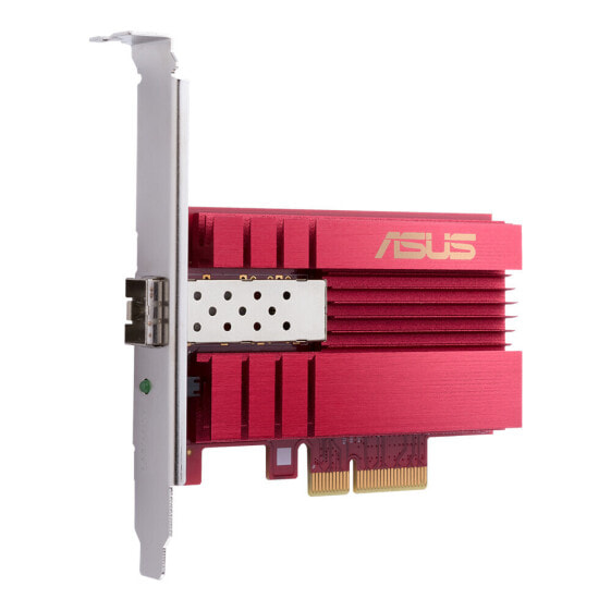 ASUS XG-C100F - Internal - Wired - PCI Express - Fiber - 10000 Mbit/s - Red