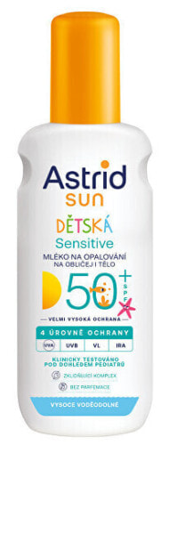 Children´s lotion in spray for tanning Sensitive SPF 50+ Sun 150 ml