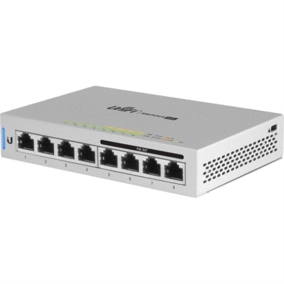 Настольный коммутатор UBIQUITI US-8-60W 8P RJ45 16 GBPS