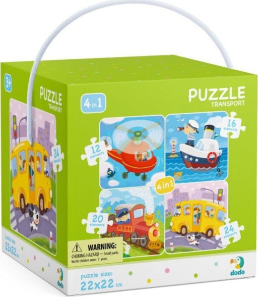 Пазл развивающий Dodo Puzzle 4в1 Mój dzień