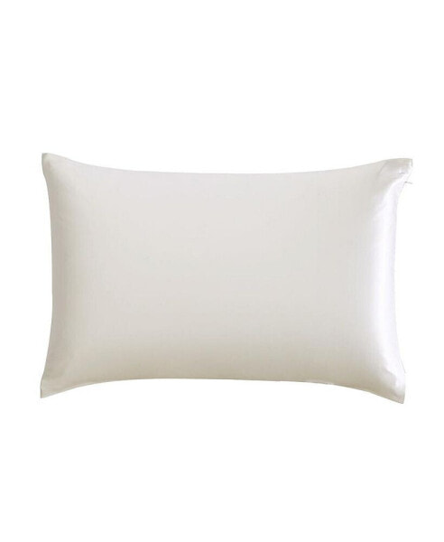 100% Pure Silk Pillowcase with Hidden Zipper, Standard
