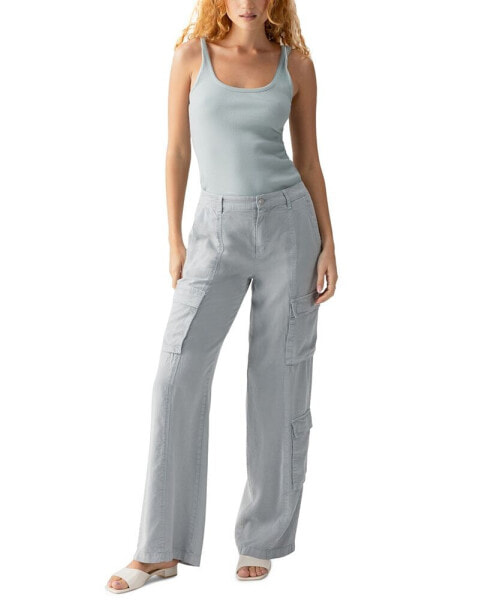 Women's Doheny High-Rise Wide-Leg Cargo Pants