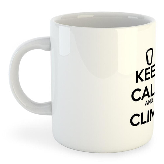 KRUSKIS 325ml Keep Calm And Climb Mug