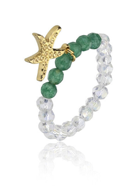 Rosalie Starfish Bead Ring EWR23036G