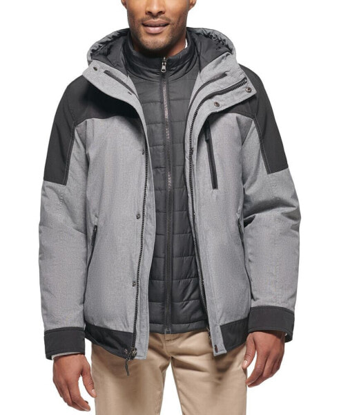 Men's 3-in-1 Hooded Jacket, Created for Macy's