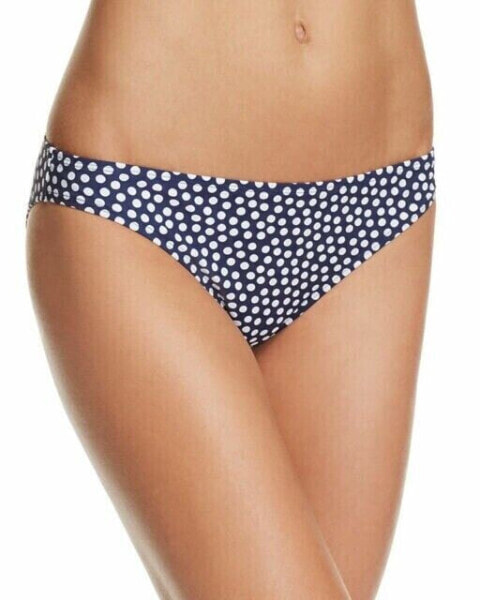 Tory Burch 262281 Women's Navy Polka Dot Hipster Bottom Swimwear Size Large