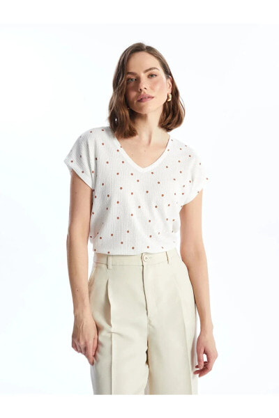 Футболка LC WAIKIKI Polka Dot Short Tee