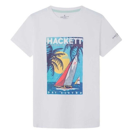 HACKETT Sailing Poster short sleeve T-shirt