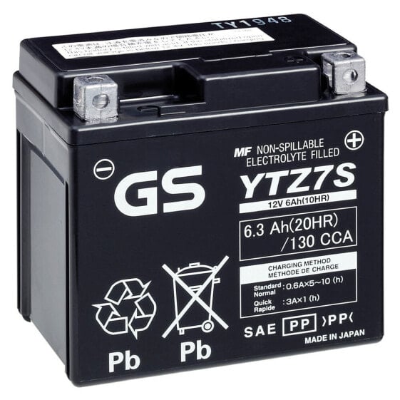GS BATERIAS YTZ7S Gel Battery