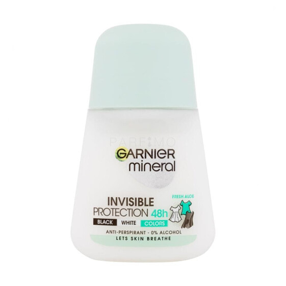 Garnier Mineral Invisible Protection Fresh Aloe 48h 50 ml antiperspirant Roll-on für Frauen