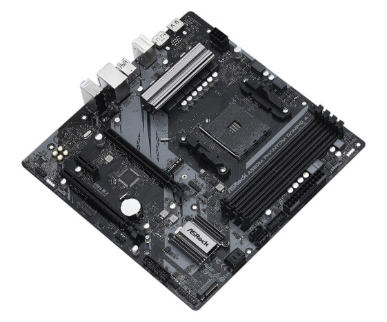ASRock A520M Phantom Gaming 4 - Материнская плата AMD Ryzen - DDR4-SDRAM - 128 GB - DIMM