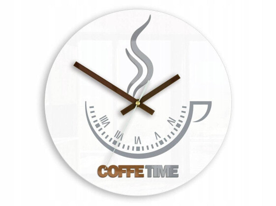 Wanduhr Coffee Time