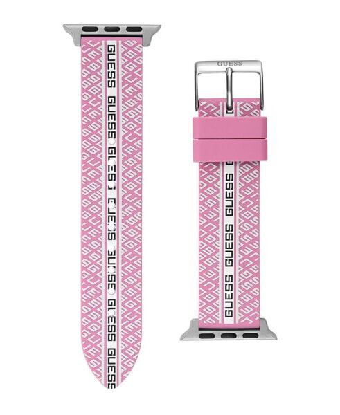 Часы Guess Pink Silicone Apple Watch 38 40mm