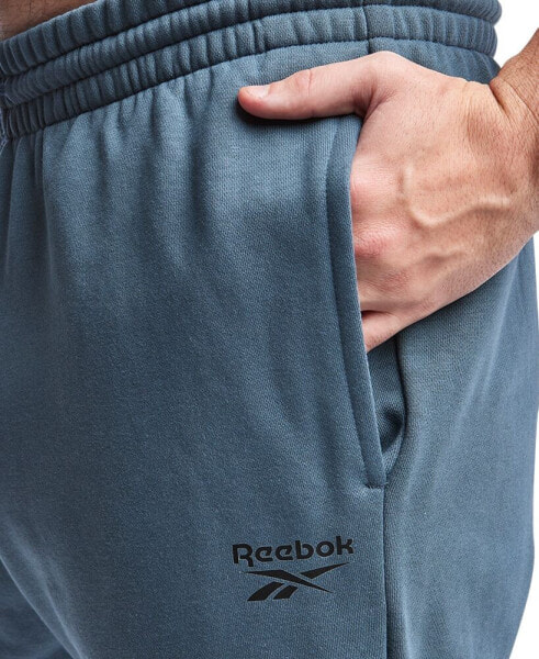 Reebok Men's Identity Classic Fleece Drawstring-Waist Logo Jogger