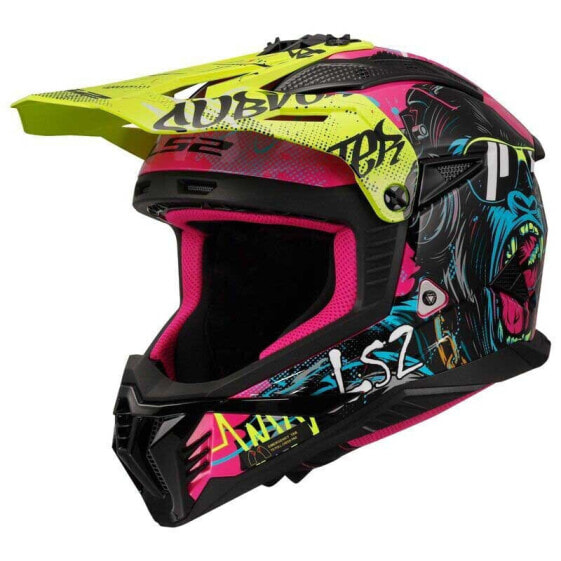 LS2 MX708 Fast II Gorilla full face helmet