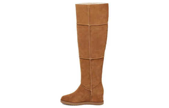 Высокие сапоги женские UGG Classic Femme Otk 1104610-CHE, цвет - каштан