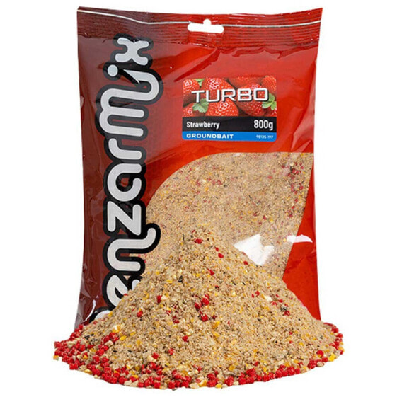 BENZAR MIX Turbo 800g Strawberry Groundbait