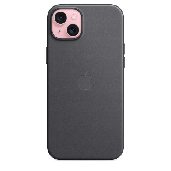 Чехол Apple iPhone 15 Plus FineWoven Case с технологией MagSafe - черный