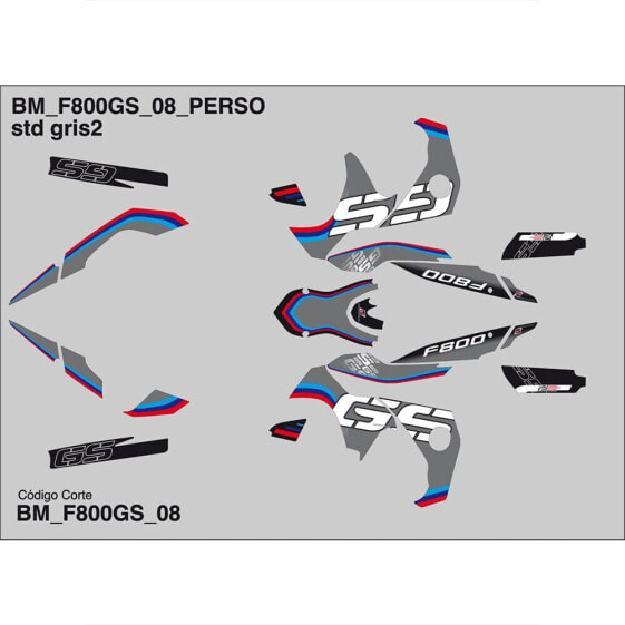 Декоративный стикер для мотоцикла UNIRACING BMW F 800 GS 47907