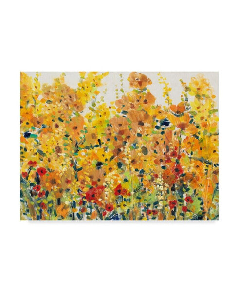 Tim Otoole Golden Summer Garden I Canvas Art - 20" x 25"