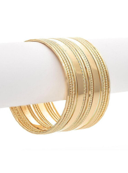 Polished Bangle Set