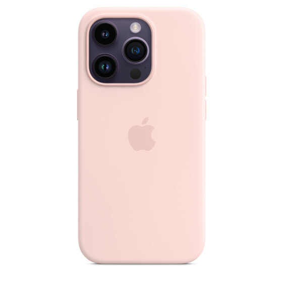 Чехол силиконовый для Apple iPhone 14 Pro с MagSafe - Черно-розовый - Чехол - iPhone 14 Pro - 15,5 см (6,1") - Розовый