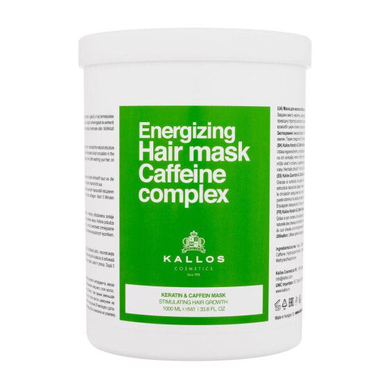 Kallos Cosmetics Caffeine Complex Energizing Hair Mask 1000 ml haarmaske für Frauen