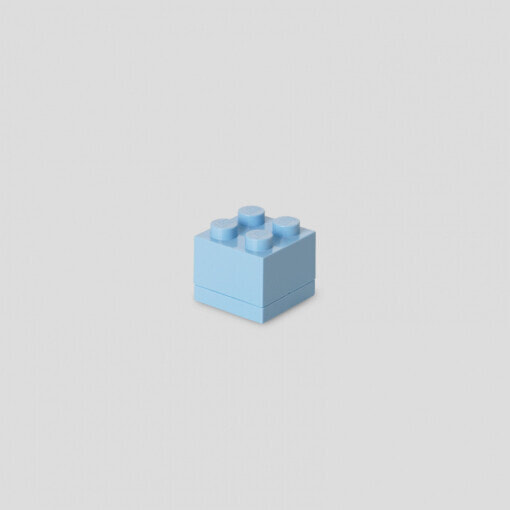 Ланчбокс для детей Room Copenhagen 4011 - голубой из полипропилена (PP) - монохромный - прямоугольной формы