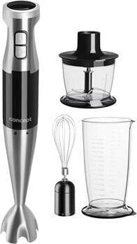 Blender Concept Blender rÄczny TM4900 z chopperem, ubijaczkÄ i pojemnikiem do miksowania 1000 W BLACK