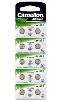 Camelion AG1-BP10 - Single-use battery - SR60 - Alkaline - 1.5 V - 10 pc(s) - 9 mAh