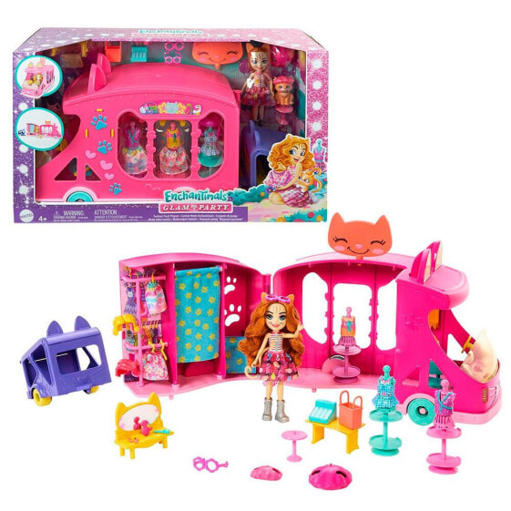 ENCHANTIMALS Truck Demo Cat Doll