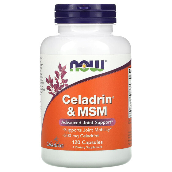 Продукт для суставов и мышц NOW Celadrin & MSM, 120 капсул