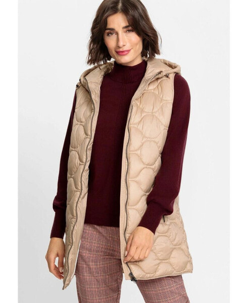 Women's Long Line Quilted Vest