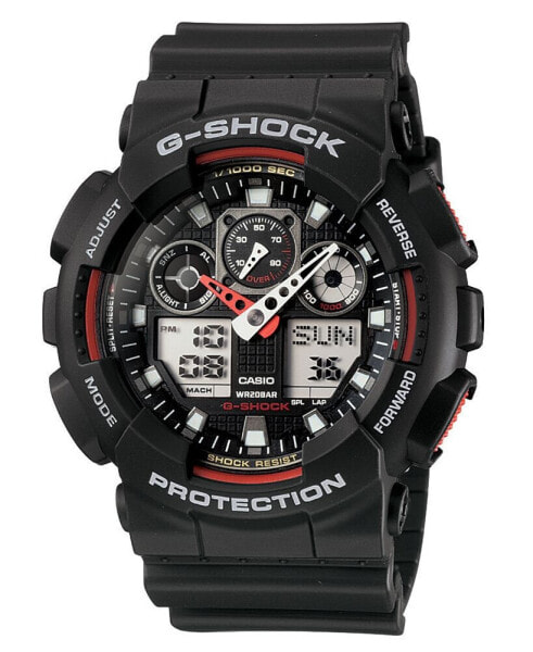 Часы CASIO G-Shock GA100-1A4Black Resin Watch