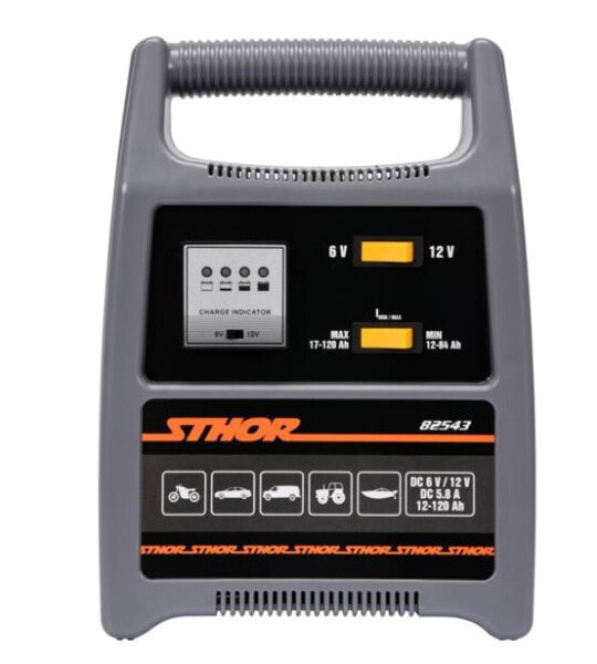 Зарядное устройство STHOR 6 / 12V 8A 120Ah LED TOYA