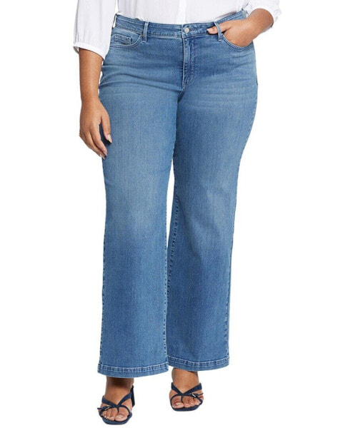 Nydj Plus Teresa Sweetbay Wide Leg Jean Women's 26W