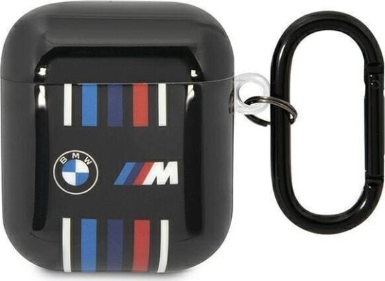 BMW BMW BMA222SWTK AirPods 1/2 cover czarny/black Multiple Colored Lines